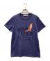 maison kitsune（メゾンキツネ）の古着「半袖カットソー」｜ネイビー