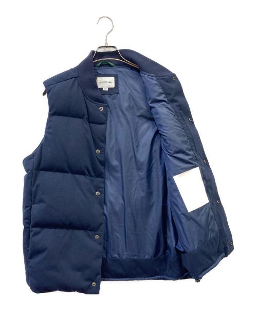 LACOSTE（ラコステ）LACOSTE (ラコステ) ダウンベスト ネイビー サイズ:Ｍの古着・服飾アイテム