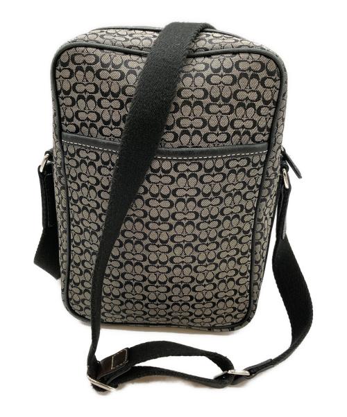 COACH（コーチ）COACH (コーチ) ショルダーバッグ グレー×ブラックの古着・服飾アイテム