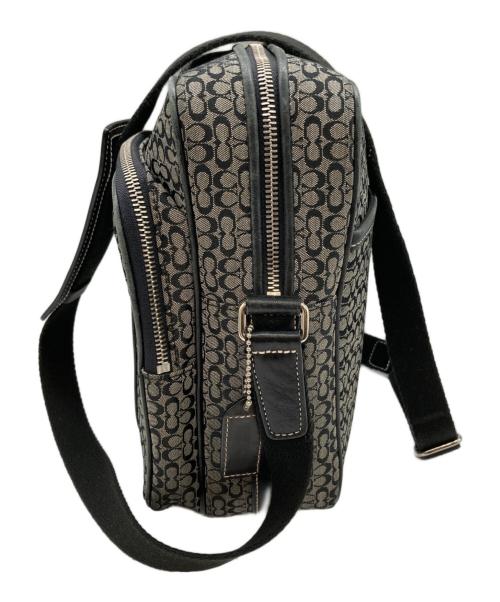 COACH（コーチ）COACH (コーチ) ショルダーバッグ グレー×ブラックの古着・服飾アイテム