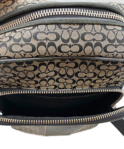 COACH（コーチ）COACH (コーチ) ショルダーバッグ グレー×ブラックの古着・服飾アイテム