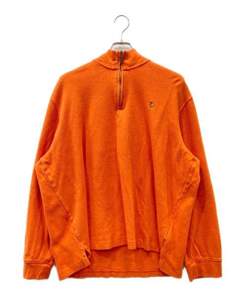 RALPH LAUREN（ラルフローレン）RALPH LAUREN (ラルフローレン) ハーフジップスウェット オレンジ サイズ:XLの古着・服飾アイテム