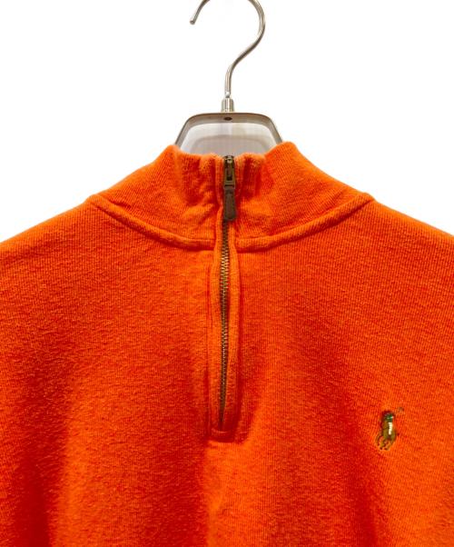 RALPH LAUREN（ラルフローレン）RALPH LAUREN (ラルフローレン) ハーフジップスウェット オレンジ サイズ:XLの古着・服飾アイテム
