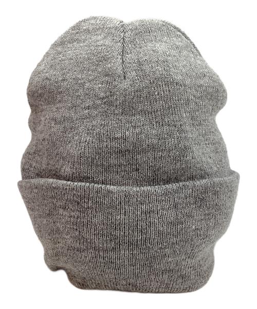 stussy（ステューシー）stussy (ステューシー) ニット帽 ライトグレーの古着・服飾アイテム