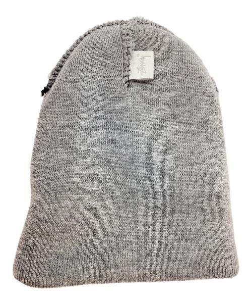 stussy（ステューシー）stussy (ステューシー) ニット帽 ライトグレーの古着・服飾アイテム