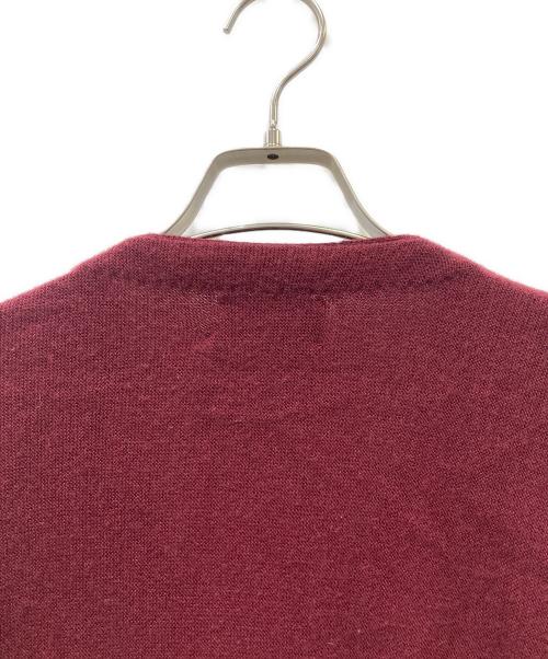 Sears（シアーズ）Sears (シアーズ) 薄手カーディガン レッド サイズ:SIZE Mの古着・服飾アイテム