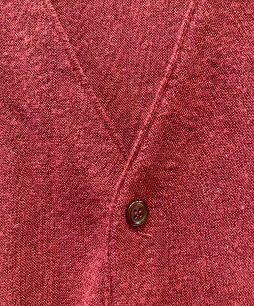 Sears（シアーズ）Sears (シアーズ) 薄手カーディガン レッド サイズ:SIZE Mの古着・服飾アイテム