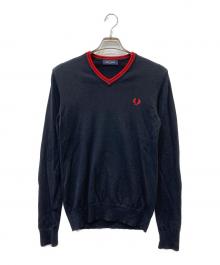 FRED PERRY（フレッドペリー）の古着「厚手ニット」｜ブラック
