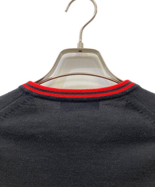 FRED PERRY（フレッドペリー）FRED PERRY (フレッドペリー) 厚手ニット ブラック サイズ:XSの古着・服飾アイテム