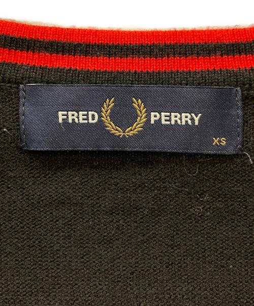 FRED PERRY（フレッドペリー）FRED PERRY (フレッドペリー) 厚手ニット ブラック サイズ:XSの古着・服飾アイテム