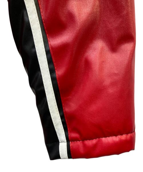 Ferrari（フェラーリ）Ferrari (フェラーリ) フェイクレザージャケット レッド×ブラック サイズ:Mの古着・服飾アイテム