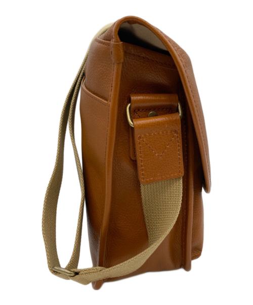 AVIREX（アヴィレックス）AVIREX (アヴィレックス) レザーショルダーバッグ ブラウンの古着・服飾アイテム