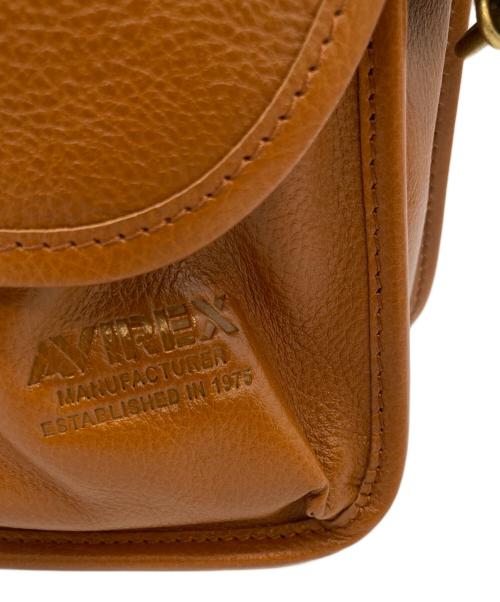 AVIREX（アヴィレックス）AVIREX (アヴィレックス) レザーショルダーバッグ ブラウンの古着・服飾アイテム