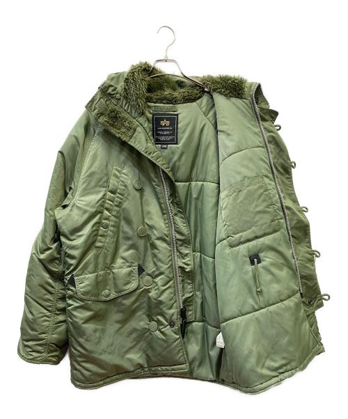 ALPHA（アルファ）ALPHA (アルファ) N-3Bタイプコート セージグリーン サイズ:SIZE Lの古着・服飾アイテム