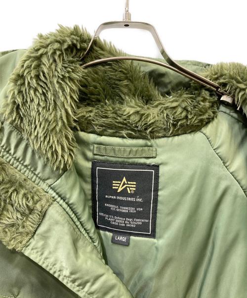 ALPHA（アルファ）ALPHA (アルファ) N-3Bタイプコート セージグリーン サイズ:SIZE Lの古着・服飾アイテム