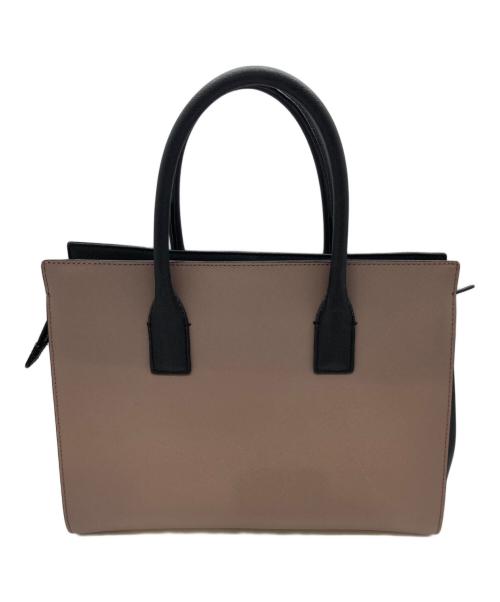 Kate Spade（ケイトスペード）Kate Spade (ケイトスペード) 2WAYバッグ ピンク×ブラックの古着・服飾アイテム