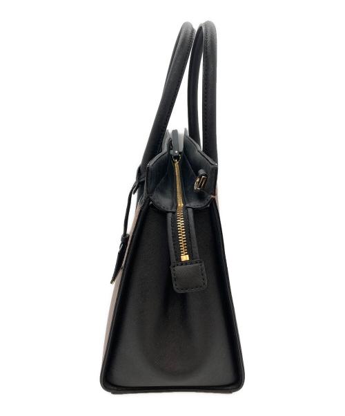 Kate Spade（ケイトスペード）Kate Spade (ケイトスペード) 2WAYバッグ ピンク×ブラックの古着・服飾アイテム