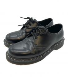 Dr.Martens（ドクターマーチン）の古着「ホワイトスティッチ3ホールシューズ」｜ブラック