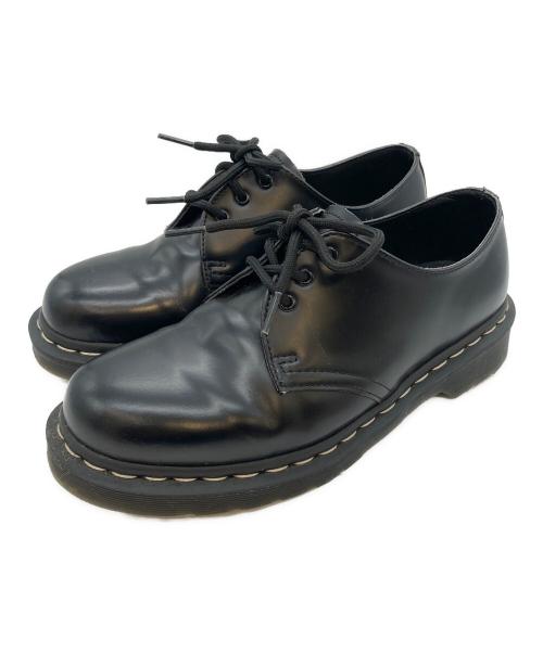 Dr.Martens（ドクターマーチン）Dr.Martens (ドクターマーチン) ホワイトスティッチ3ホールシューズ ブラック サイズ:25cmの古着・服飾アイテム