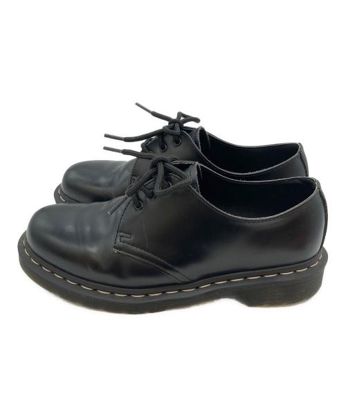 Dr.Martens（ドクターマーチン）Dr.Martens (ドクターマーチン) ホワイトスティッチ3ホールシューズ ブラック サイズ:25cmの古着・服飾アイテム