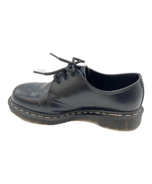 Dr.Martens（ドクターマーチン）Dr.Martens (ドクターマーチン) ホワイトスティッチ3ホールシューズ ブラック サイズ:25cmの古着・服飾アイテム