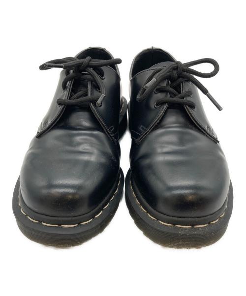 Dr.Martens（ドクターマーチン）Dr.Martens (ドクターマーチン) ホワイトスティッチ3ホールシューズ ブラック サイズ:25cmの古着・服飾アイテム