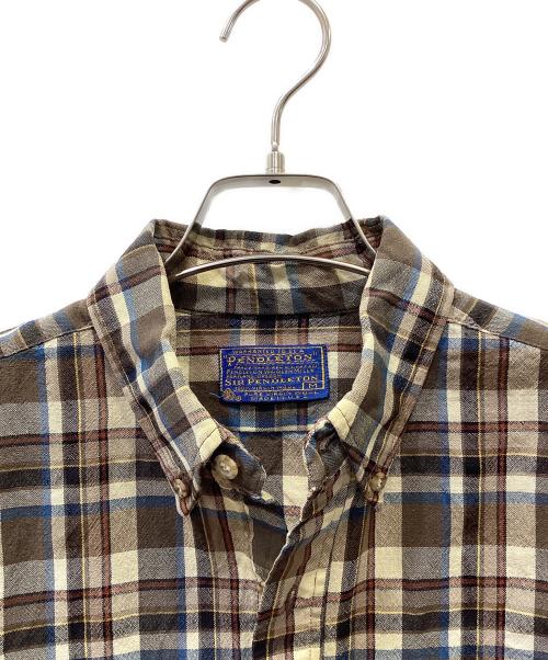 PENDLETON（ペンドルトン）PENDLETON (ペンドルトン) 長袖シャツ ブラウン サイズ:Mの古着・服飾アイテム