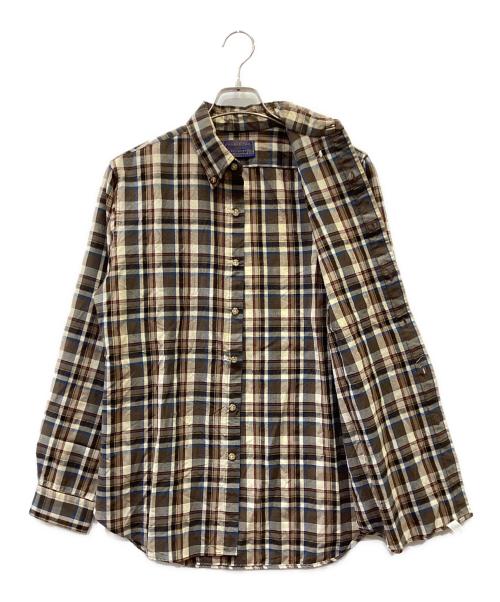 PENDLETON（ペンドルトン）PENDLETON (ペンドルトン) 長袖シャツ ブラウン サイズ:Mの古着・服飾アイテム
