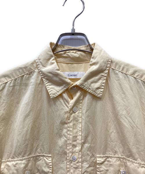 cornier（コルニエ）cornier (コルニエ) 長袖シャツ イエロー サイズ:Sの古着・服飾アイテム