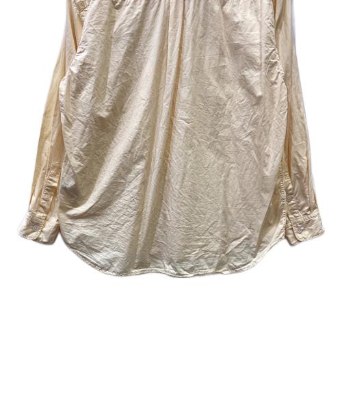 cornier（コルニエ）cornier (コルニエ) 長袖シャツ イエロー サイズ:Sの古着・服飾アイテム