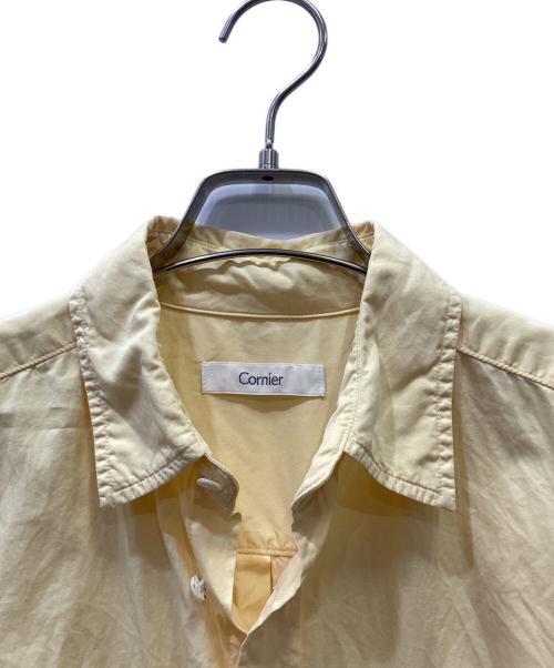 cornier（コルニエ）cornier (コルニエ) 長袖シャツ イエロー サイズ:Sの古着・服飾アイテム