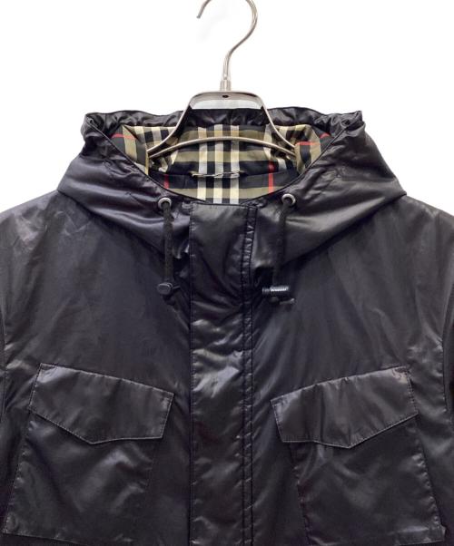 BURBERRY BLACK LABEL（バーバリーブラックレーベル）BURBERRY BLACK LABEL (バーバリーブラックレーベル) フーデッドジャケット ブラック サイズ:Mの古着・服飾アイテム