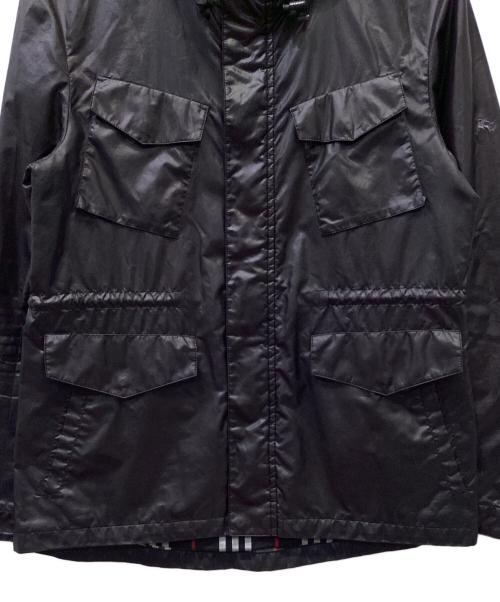 BURBERRY BLACK LABEL（バーバリーブラックレーベル）BURBERRY BLACK LABEL (バーバリーブラックレーベル) フーデッドジャケット ブラック サイズ:Mの古着・服飾アイテム