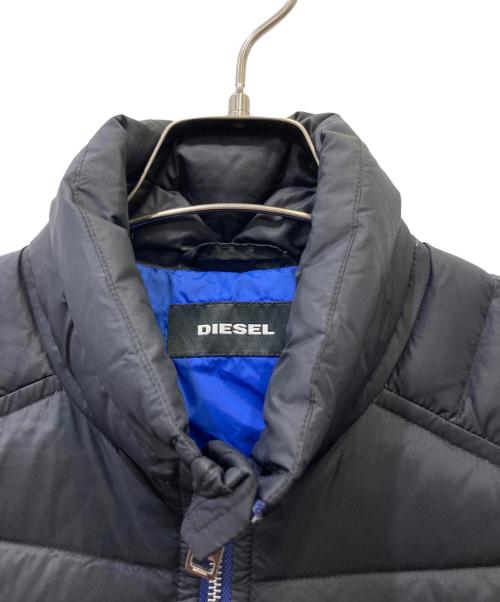 DIESEL（ディーゼル）DIESEL (ディーゼル) ダウンジャケット ブラック サイズ:SIZE Sの古着・服飾アイテム