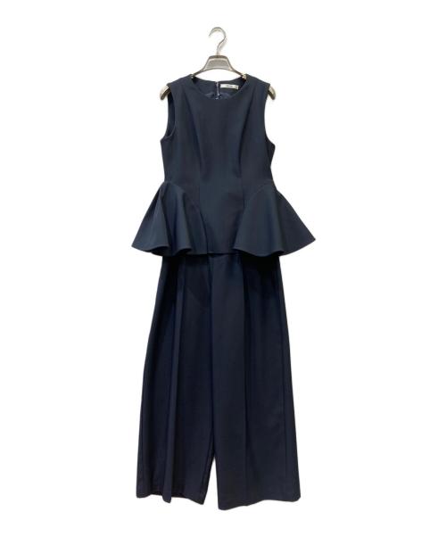 Snidel（スナイデル）Snidel (スナイデル) ペプラムパンツセットアップ ネイビー サイズ:size 1の古着・服飾アイテム