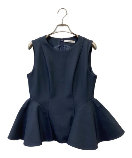 Snidel（スナイデル）Snidel (スナイデル) ペプラムパンツセットアップ ネイビー サイズ:size 1の古着・服飾アイテム