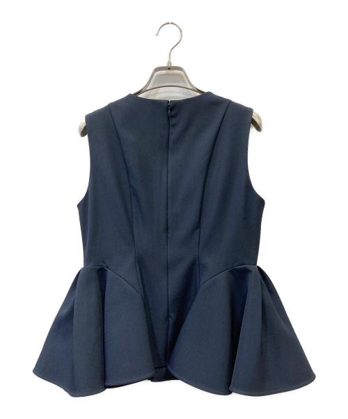 Snidel（スナイデル）Snidel (スナイデル) ペプラムパンツセットアップ ネイビー サイズ:size 1の古着・服飾アイテム