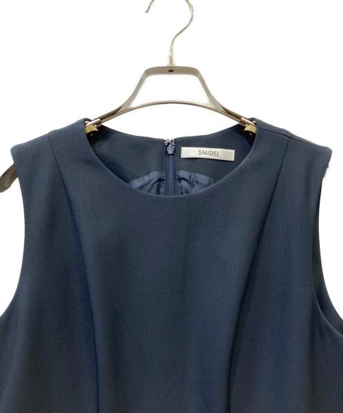 Snidel（スナイデル）Snidel (スナイデル) ペプラムパンツセットアップ ネイビー サイズ:size 1の古着・服飾アイテム