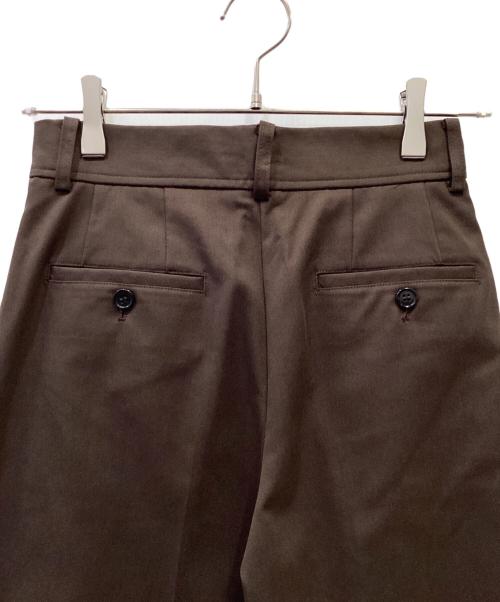 anuans（アニュアンス）anuans (アニュアンス) タックワイドデザインパンツ ブラウン サイズ:SIZE 1 未使用品の古着・服飾アイテム