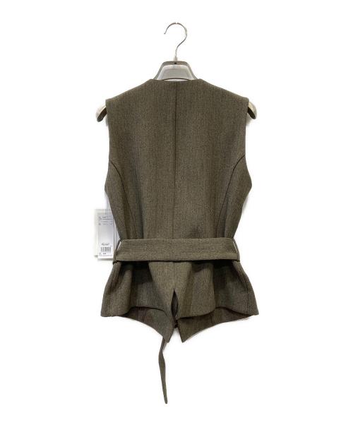 FRAY ID（フレイ アイディー）FRAY ID (フレイ アイディー) ジレチュールスカートセットアップ ベージュ サイズ:SIZE　1 未使用品の古着・服飾アイテム
