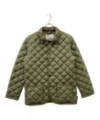 Traditional Weatherwearトラディショナルウェザーウェア）の古着「キルティングコート」｜カーキ
