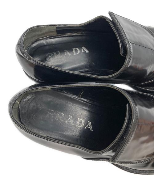 PRADA（プラダ）PRADA (プラダ) レザーシューズ ブラック サイズ:SIZE 25の古着・服飾アイテム