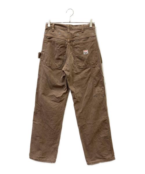Pointer（ポインター）POINTER (ポインター) エプロン付きペインターパンツ ブラウン サイズ:SIZE 71cm(W 28)の古着・服飾アイテム
