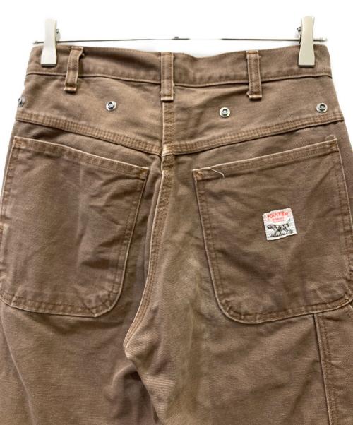 Pointer（ポインター）POINTER (ポインター) エプロン付きペインターパンツ ブラウン サイズ:SIZE 71cm(W 28)の古着・服飾アイテム