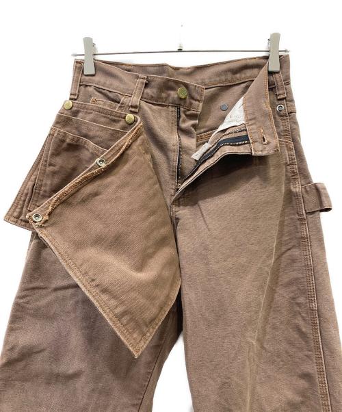 Pointer（ポインター）POINTER (ポインター) エプロン付きペインターパンツ ブラウン サイズ:SIZE 71cm(W 28)の古着・服飾アイテム