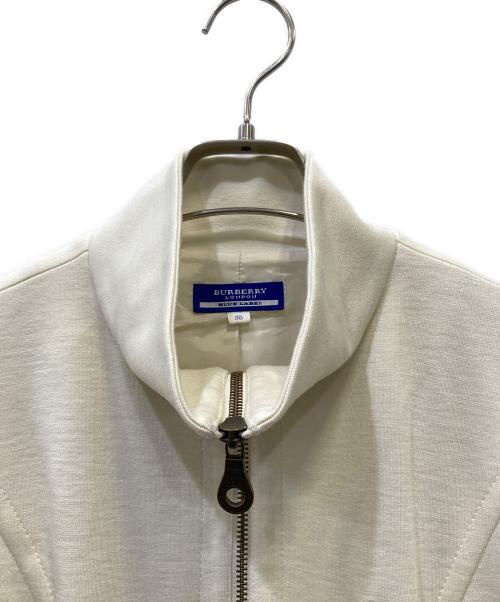 BURBERRY BLUE LABEL（バーバリー ブルー レーベル）BURBERRY BLUE LABEL (バーバリー ブルー レーベル) 半袖ワンピース ブラウン×アイボリー サイズ:38 未使用品の古着・服飾アイテム