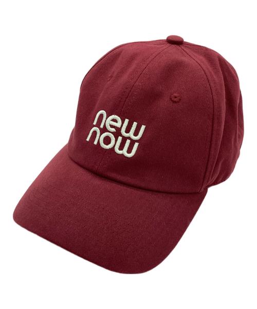 newnow（ニューナウ）newnow (ニューナウ) キャップ バーガンディー サイズ:FREEの古着・服飾アイテム