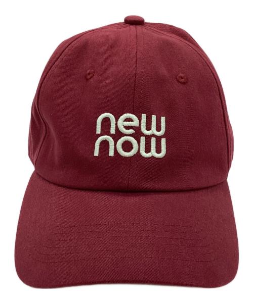 newnow（ニューナウ）newnow (ニューナウ) キャップ バーガンディー サイズ:FREEの古着・服飾アイテム