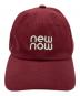 newnow (ニューナウ) キャップ バーガンディー サイズ:FREE：7000円