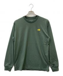 THE NORTH FACE（ザ ノース フェイス）の古着「長袖カットソー」｜グリーン